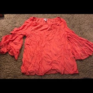 Women’s Off the shoulder Optional Flow Shirt